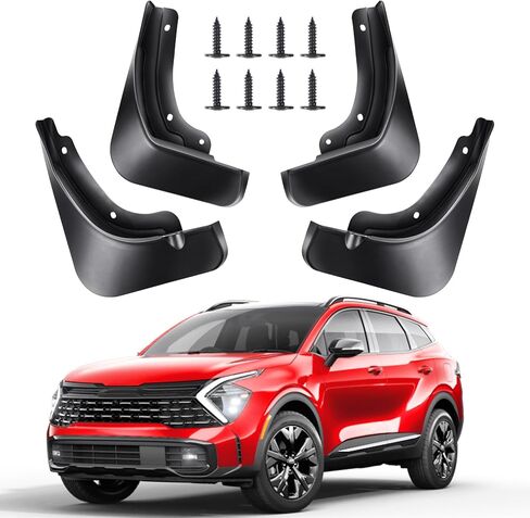 Mud Flaps for Kia Sportage 2023-2026,Front Rear Splash Guard Fender Compatible with Kia 2023 2024 2025 2026 Exterior Accessories,4pcs Set No Drilling Required Tire Protector Mudguard in Saudi Arabia