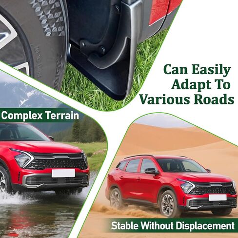 Mud Flaps for Kia Sportage 2023-2026,Front Rear Splash Guard Fender Compatible with Kia 2023 2024 2025 2026 Exterior Accessories,4pcs Set No Drilling Required Tire Protector Mudguard in Saudi Arabia