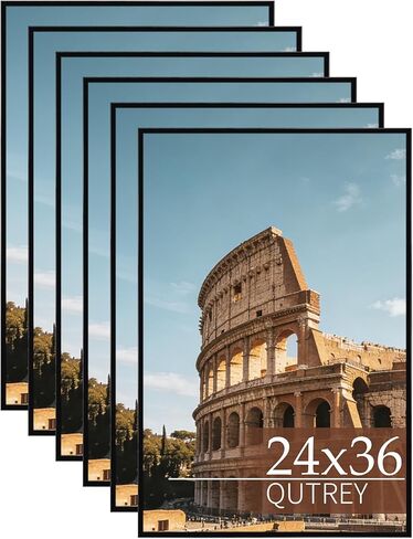 4 Multi Color 8x10 Picture Frames Set, Distressed Rustic 8 x 10 Photo Frames for 8 by 10 inch Pictures for Tabletop and Wall Collage in Kuwait