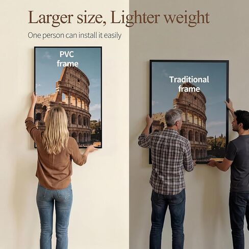 4 Multi Color 8x10 Picture Frames Set, Distressed Rustic 8 x 10 Photo Frames for 8 by 10 inch Pictures for Tabletop and Wall Collage in Kuwait