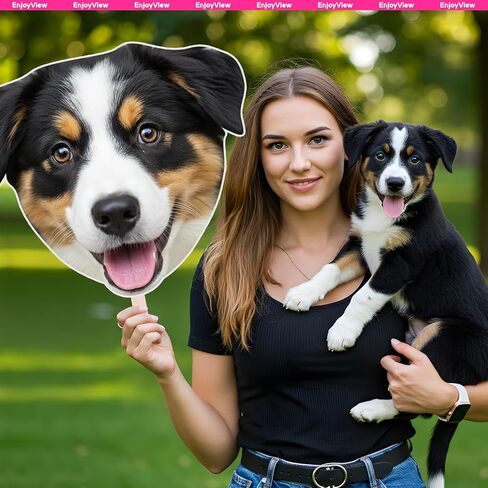 Custom Big Head Cutout on a Stick, 16 to 48 Inch, Coroplast Cardboard, HD Printed Face Prop for Graduation, Sports, Wedding & Party Decorations, Multiple Pieces in Kuwait