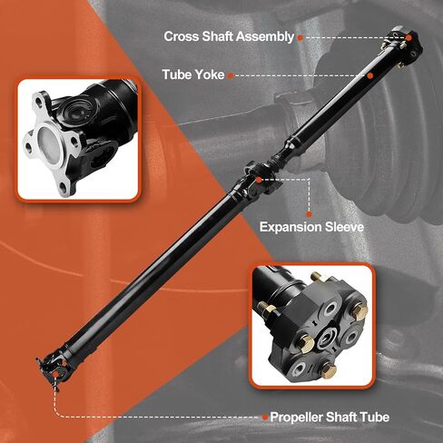 936-339 مجموعة عمود محرك عمود الدفع الخلفي الكامل [ناقل حركة أوتوماتيكي] متوافق مع BMW E90 325i 2006، 328i 2007-2013، استبدل OE 26107551199، 26107527355 in Saudi Arabia