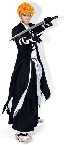 OSIAS Men Anime Upgraded Kurosaki Ichigo Cosplay Costume in Saudi Arabia