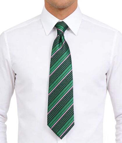 Secdtie Men's Ties Stripe Necktie Plain Formal Wedding Tie For Men 3.15" (8CM) in Saudi Arabia