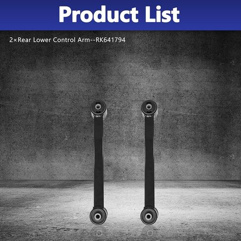 2pcs Rear Lower Control Arm Replacement for 2005-2010 JEEP GRAND CHEROKEE 2006-2010 JEEP COMMANDER 2008-2012 LIBERTY 2007-2011 DODGE NITRO Rear Suspension Kit with Ball Joint in Saudi Arabia
