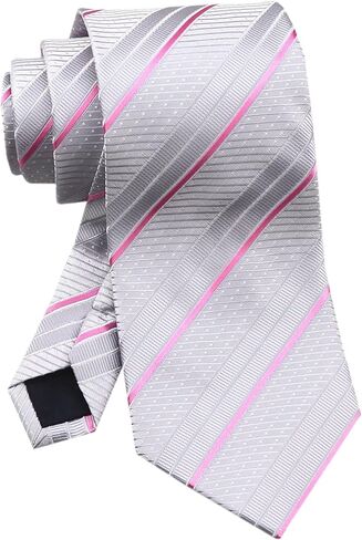 Secdtie Men's Ties Stripe Necktie Plain Formal Wedding Tie For Men 3.15" (8CM) in Saudi Arabia