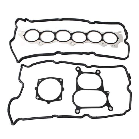 غطاء صمام المحرك AUCERAMIC مجموعة حشية المدخول العلوي/كاملة متوافقة مع سيارة نيسان ألتيما 2002-2006، ماكسيما 2002-2008، مورانو 2003-2007، إنفينيتي I35 2002-2004 3.5L V6 VS50608R MS96471 in Saudi Arabia