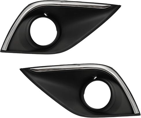 مصابيح الضباب تناسب ميتسوبيشي أوتلاندر 2016-2020 مصباح الضباب الهالوجين مجموعة مفاتيح تسخير الكروم (لا تناسب الطراز الرياضي أو ASX) in Kuwait