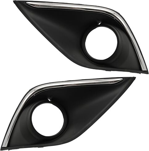 مصابيح الضباب تناسب ميتسوبيشي أوتلاندر 2016-2020 مصباح الضباب الهالوجين مجموعة مفاتيح تسخير الكروم (لا تناسب الطراز الرياضي أو ASX) in Kuwait