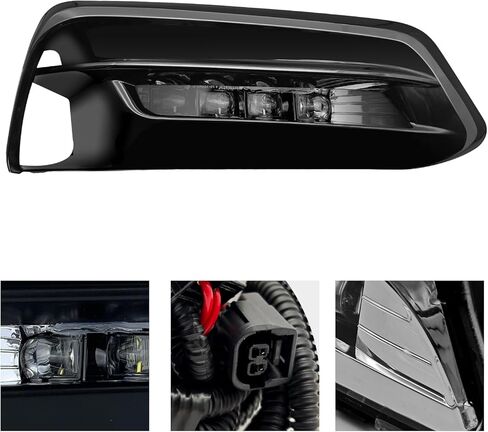 استبدال مصابيح الضباب LED لـ Accord 2018 2019 2020 4 أبواب سيدان القيادة مصابيح ضباب مع DRL أضواء الضباب المصد الأمامي in Kuwait