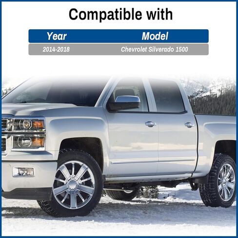 Wheel Center Cap for Chevy Chevrolet Silverado 1500 with 20in 10 Spoke Hub, 22871243 Chrome Center Cover for Rim, 1PC in Saudi Arabia