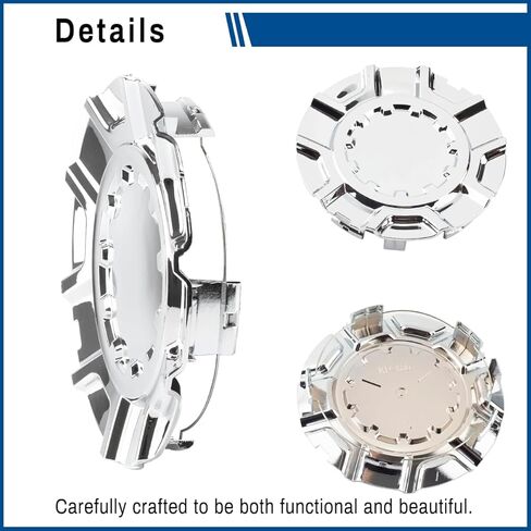 Wheel Center Cap for Chevy Chevrolet Silverado 1500 with 20in 10 Spoke Hub, 22871243 Chrome Center Cover for Rim, 1PC in Saudi Arabia