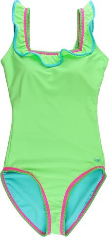 RuffleButts Women's UPF50+ Family Matching Crochet Ruffle One Piece Swimsuit in Saudi Arabia