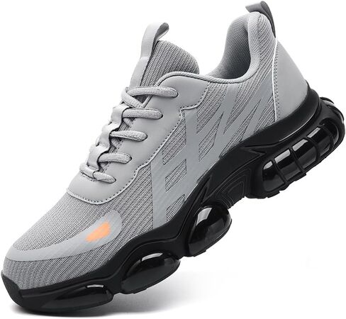 Mens Steel Toe Work Shoes Construction Safety Shoes Puncture Proof Anti Smashing Non Slip Light Weight Comfortable Fashion Red US 12 in Saudi Arabia