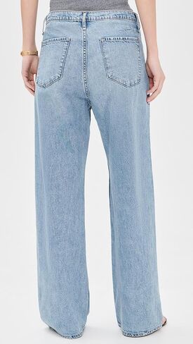 rag & bone Women's Featherweight Phoebe Drawstring Wide Jeans in Saudi Arabia