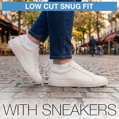 Ankle Socks for Men & Women – 6 Pairs Cotton Low Cut Socks, Soft Breathable Sport & Everyday Fit in Saudi Arabia