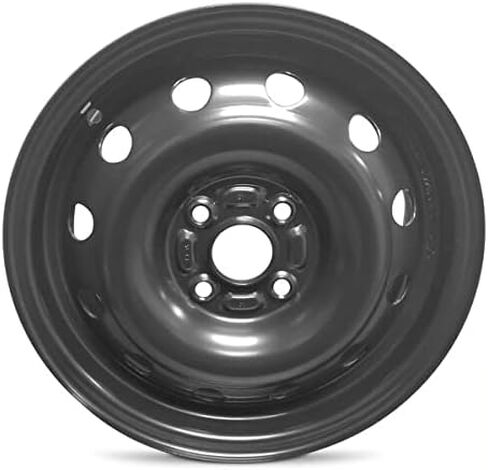 New 14x5 inch OEM Direct Replacement Steel Wheel for Toyota Yaris 2012–2013 4-100mm Black 14 in Rim 4261152760 in Saudi Arabia