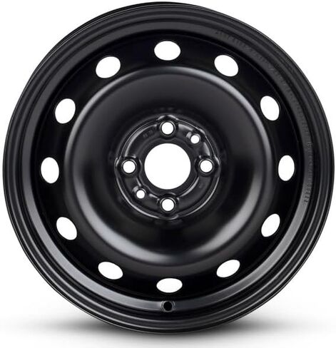 عجلة فولاذية بديلة جديدة مقاس 15x6 بوصة OEM مباشرة لـ 2012-2018 فيات 500 4-98 مللي متر أسود 15 بوصة حافة FI 04726135AA in Saudi Arabia