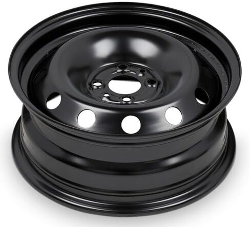 عجلة فولاذية بديلة جديدة مقاس 15x6 بوصة OEM مباشرة لـ 2012-2018 فيات 500 4-98 مللي متر أسود 15 بوصة حافة FI 04726135AA in Saudi Arabia