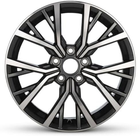 New 17x7 inch OEM Direct Replacement Aluminum Wheel for Volkswagen Tiguan 2018–2021 5-112mm Gunmetal Gray 17 in Rim 5NN601025K in Saudi Arabia