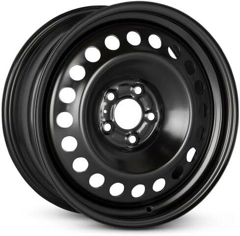 عجلة فولاذية بديلة مباشرة مقاس 17 × 7 بوصة من OEM لسيارة جيب شيروكي 2014-2024 5-110 ملم باللون الأسود مقاس 17 بوصة 4726430AA in Saudi Arabia