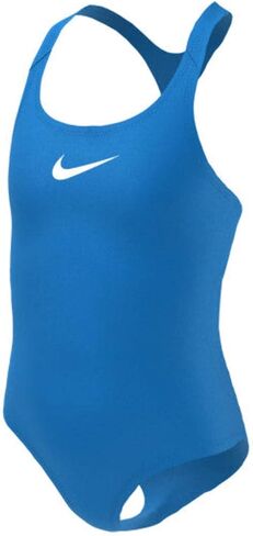 Nike Swim Girls' Essential Racerback One Piece Photo Blue SM (7-8 Big Kids) / Photo Blue in Saudi Arabia
