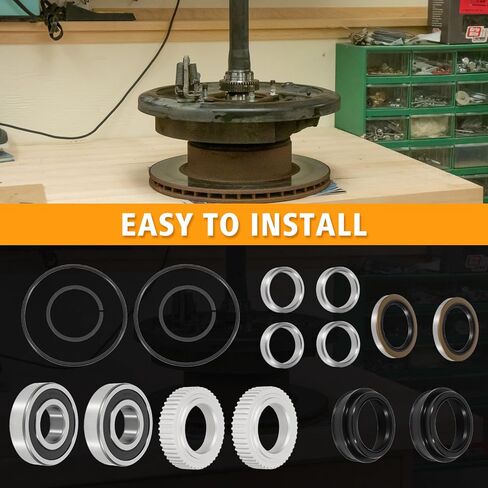 90310-50006 16PCS Rear Axle Bearing and Seal Kit Compatible with Toyota Tacoma 1995-2004, 4Runner 1996-2002 - Replace 90520-36045 42423-20010 90363-40020 in Saudi Arabia