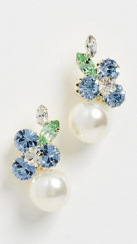 أقراط فيفي للنساء من جينيفر بير، بلوبيل، مقاس واحد in Kuwait