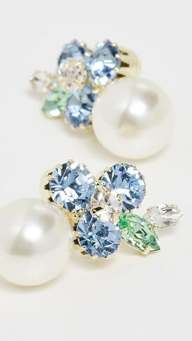 أقراط فيفي للنساء من جينيفر بير، بلوبيل، مقاس واحد in Kuwait