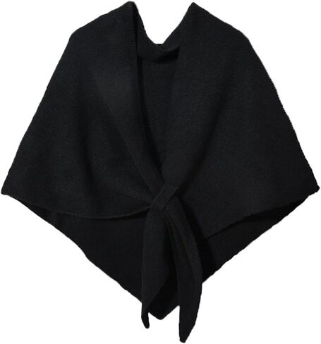 Women's Shawl Wrap Cardigan Knitted Wool Blend Pashmina Cape, Scarf & Sweater Cover-Up for winter in Saudi Arabia