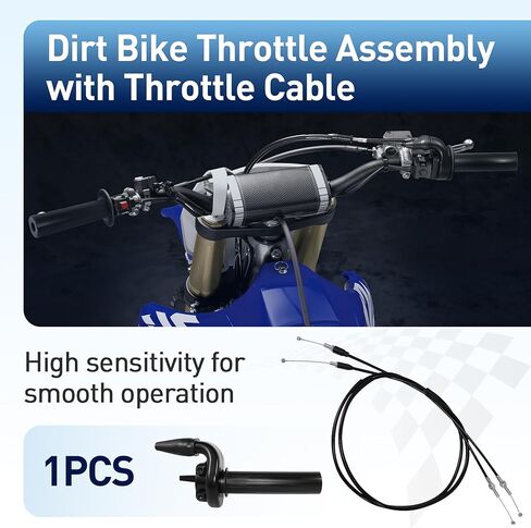 مجموعة خانق مع كابل لـ YZ WR 250F 426F 450F CRF 150R 250X KX250F KLX450F YFZ450 TRX450R، مجموعة خانق الدراجة الترابية مع كابل خانق للتشغيل السلس والاستجابة السريعة in Kuwait