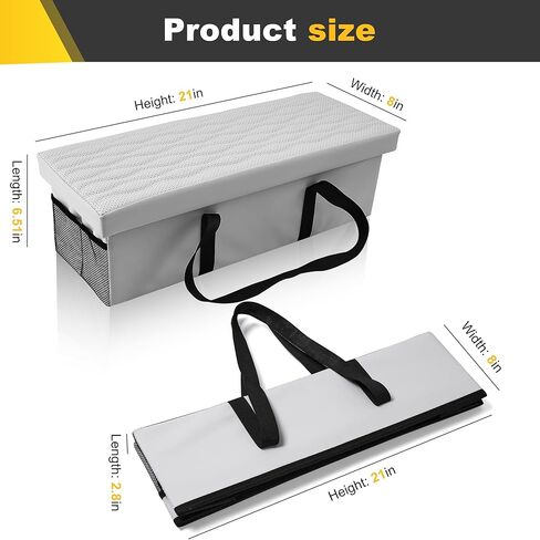 Car Seat Organizer Compatible with 2020-2024 2025 2026 Kia Telluride - Grey Backseat Box Console Organizer for Kia Telluride, Kids Toys Baby Supplies Dog Toys Snack Storage Bin Travel Accessories in Kuwait