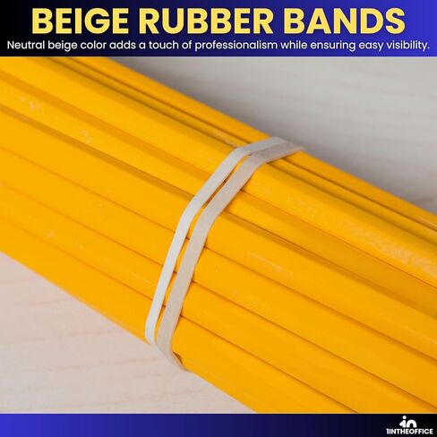 1InTheOffice Rubber Bands Size 33#, 33 Rubber Bands 3.5" x 0.125", (5 Pack) in Saudi Arabia