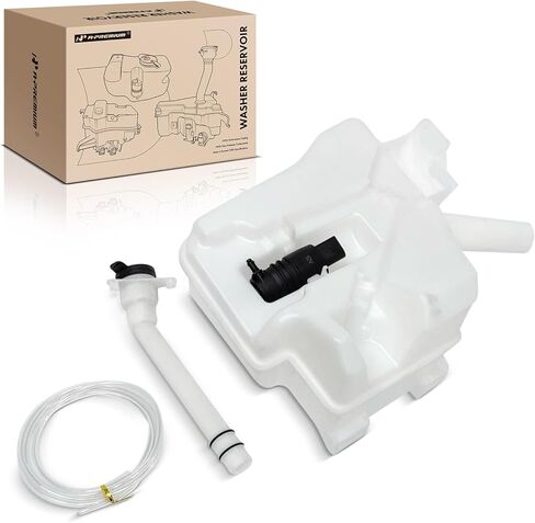 A-Premium Windshield Washer Reservoir Compatible with Select Chevrolet Models - Cruze 2016 2017 2018 2019, with (Washer Pump/Filler Neck/Cap/Hose/Bracket) in Saudi Arabia