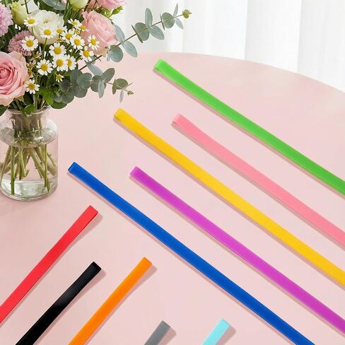 Rubber Bands Silicone, 12 Inch Large Elastic Bands Trash Can Band Colorful Elastic Rubbers Wrapping Band for Notebook Books Cooking Wraps Boxes Office Supplies, 10 PCS in Saudi Arabia