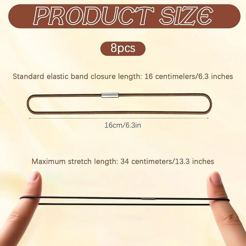 8PCS Nylon Journal Elastic Bands with Pen Holder, Multi-Color Stretchy Travelers Notebook Bands, Durable Elastic Closure Loops for Planners, Journals & Book Refills in Saudi Arabia