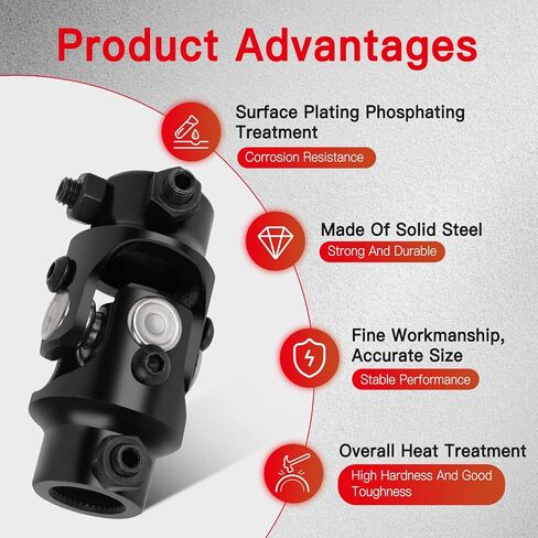 CCIYU أسود عالمي 3/4-36 خدد X 1 بوصة DD عمود توجيه على شكل حرف U 83 مم in Kuwait