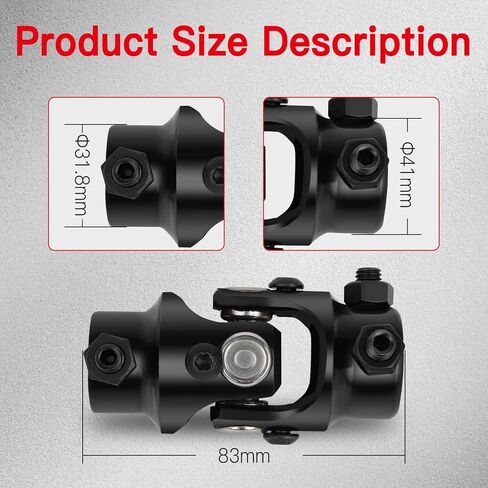 CCIYU أسود عالمي 3/4-36 خدد X 1 بوصة DD عمود توجيه على شكل حرف U 83 مم in Kuwait