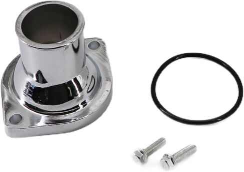 Dokili Polished Aluminum Straight Up Water Neck Thermostat Housing Compatible with Chevy (gm) Ls1 Ls2 Ls3 Ls7 Ls9 Lsa L76 L92 Engines in Saudi Arabia
