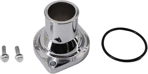 Dokili Polished Aluminum Straight Up Water Neck Thermostat Housing Compatible with Chevy (gm) Ls1 Ls2 Ls3 Ls7 Ls9 Lsa L76 L92 Engines in Saudi Arabia