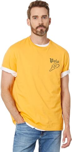 تي شيرت جيرسيه ذو تصميم كلاسيكي للرجال من Polo Ralph Lauren in Saudi Arabia