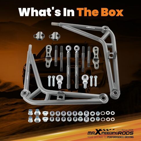 Maxpedingrods لسيارة BMW E46 ذات المقود الأمامي القابل للتعديل وذراع التحكم السفلي بزاوية واسعة in Kuwait