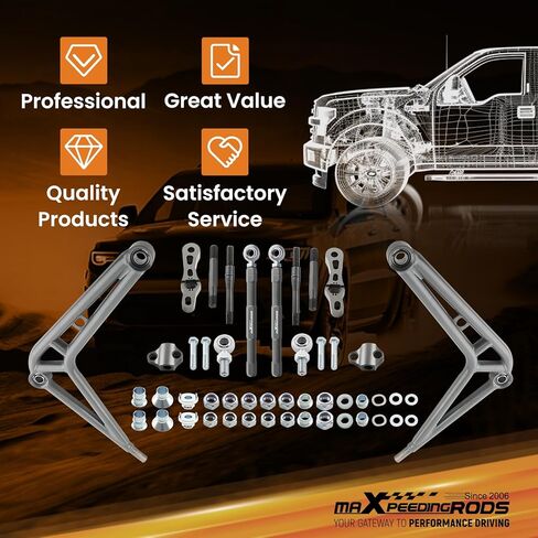 Maxpedingrods لسيارة BMW E46 ذات المقود الأمامي القابل للتعديل وذراع التحكم السفلي بزاوية واسعة in Kuwait