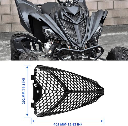 واقي حماية المبرد الشبكي من SAUTVS لـ Yamaha Raptor 700، غطاء شبكة بلاستيكي لـ Yamaha Raptor 700 700R 2013-2025 (استبدال #1PE-E2467-00-00) in Saudi Arabia
