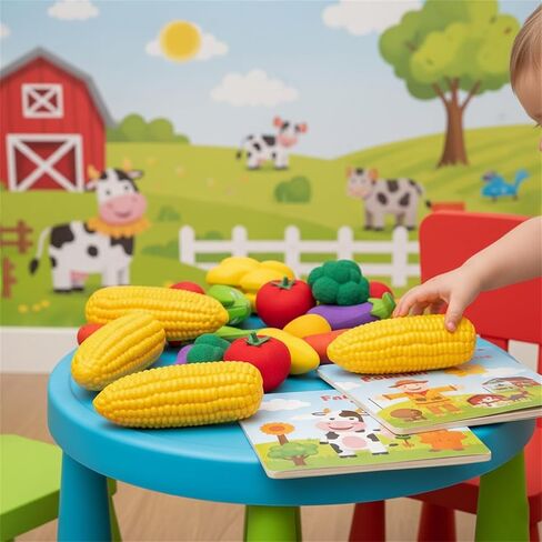 LOGOFUN 6 pcs Artificial Corn Decoration Simulation Corn Model Fake Corn Prop Foam Vegetable Photo Prop for Shop Window Decorations 14.00X5.00X5.00cm/5.50X1.97X1.97in in Saudi Arabia