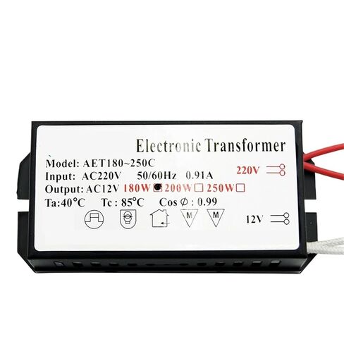 1 قطعة محول إلكتروني 60 واط 80 واط 105 واط 120 واط 160 واط 180 واط 200 واط 250 واط AC220V إلى 12 فولت (80 واط) in Saudi Arabia