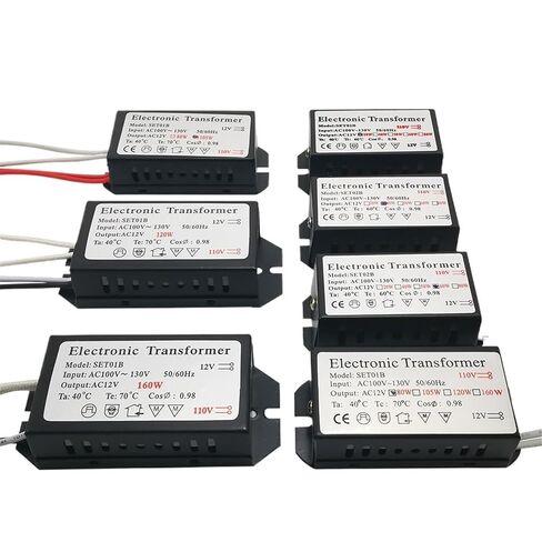 1pcs 110V Electronic Transformer 60W 120w 160W AC110V-130V to AC 12V Power Supply(80W) in Saudi Arabia