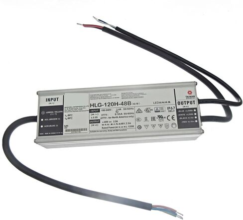 1 قطعة HLG-120H-48B LED سائق 120 واط 48 فولت 2.5A قابل للتعديل ثابت مصدر إمداد بالتيار in Saudi Arabia