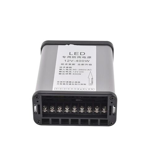 1 قطعة F-400-12 في الهواء الطلق LED غير نافذ للمطر التبديل إمدادات الطاقة 12 فولت 400 واط الإعلان تسجيل مضيئة كلمة محرك محول الجهد استقرار in Saudi Arabia