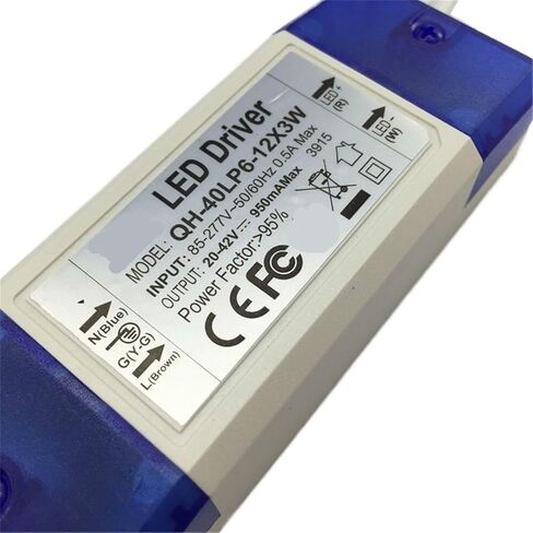 Constant Current LED Driver Power Supply 900mA 20W 30W 40W 6-12x3W LED Driver DC20-42V Plastic Case Lighting(10 PCS) in Saudi Arabia